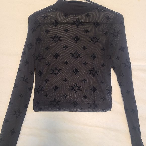 Mesh crop top - Picture 1 of 3